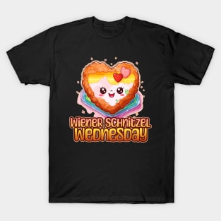 Wiener Schnitzel Wednesday Foodie Design T-Shirt